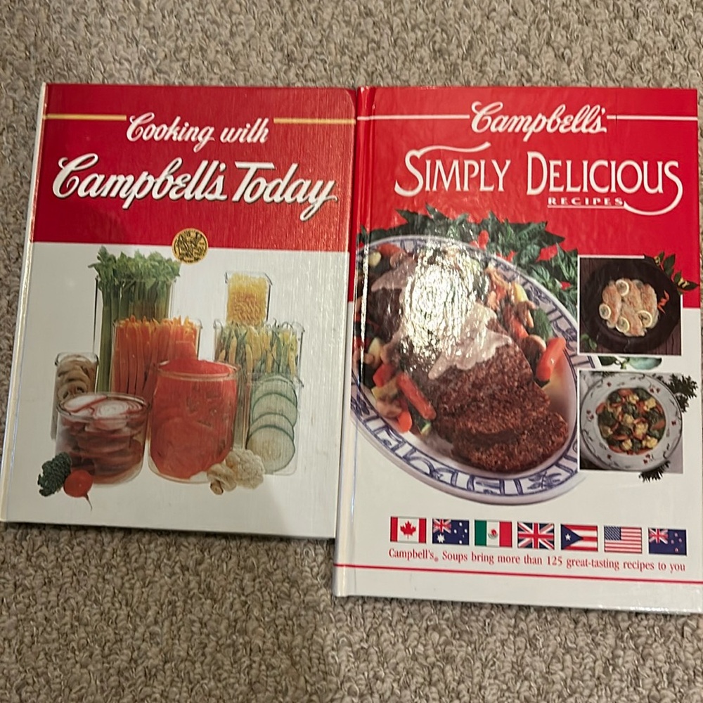 Campbells Soup Cookbooks.